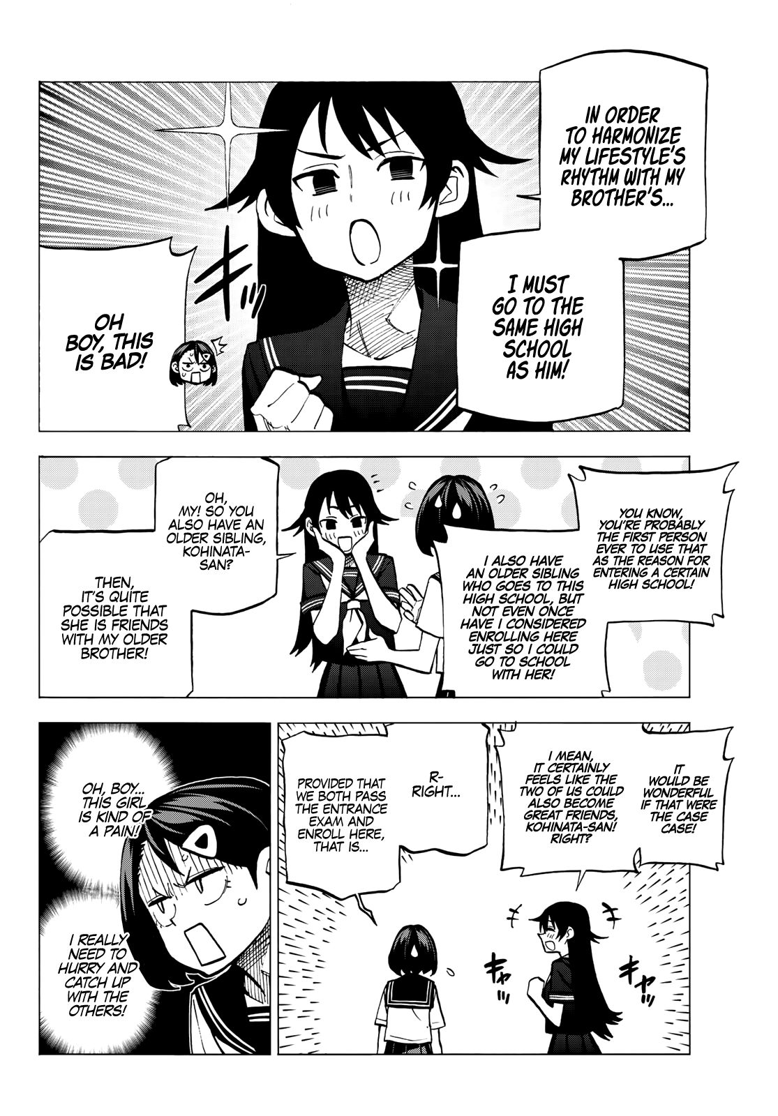 The Story Between a Dumb Prefect and a High School Girl with an Inappropriate Skirt Length chapter 11 page 9