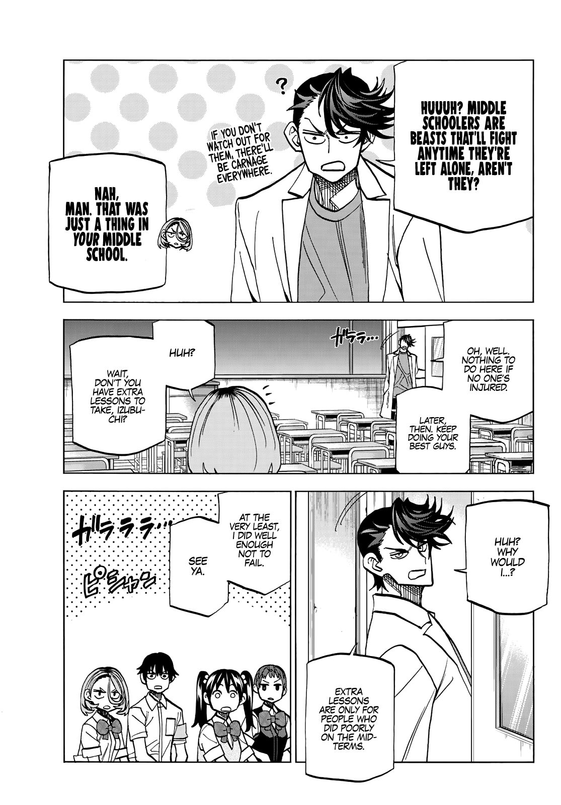 The Story Between a Dumb Prefect and a High School Girl with an Inappropriate Skirt Length chapter 12 page 16