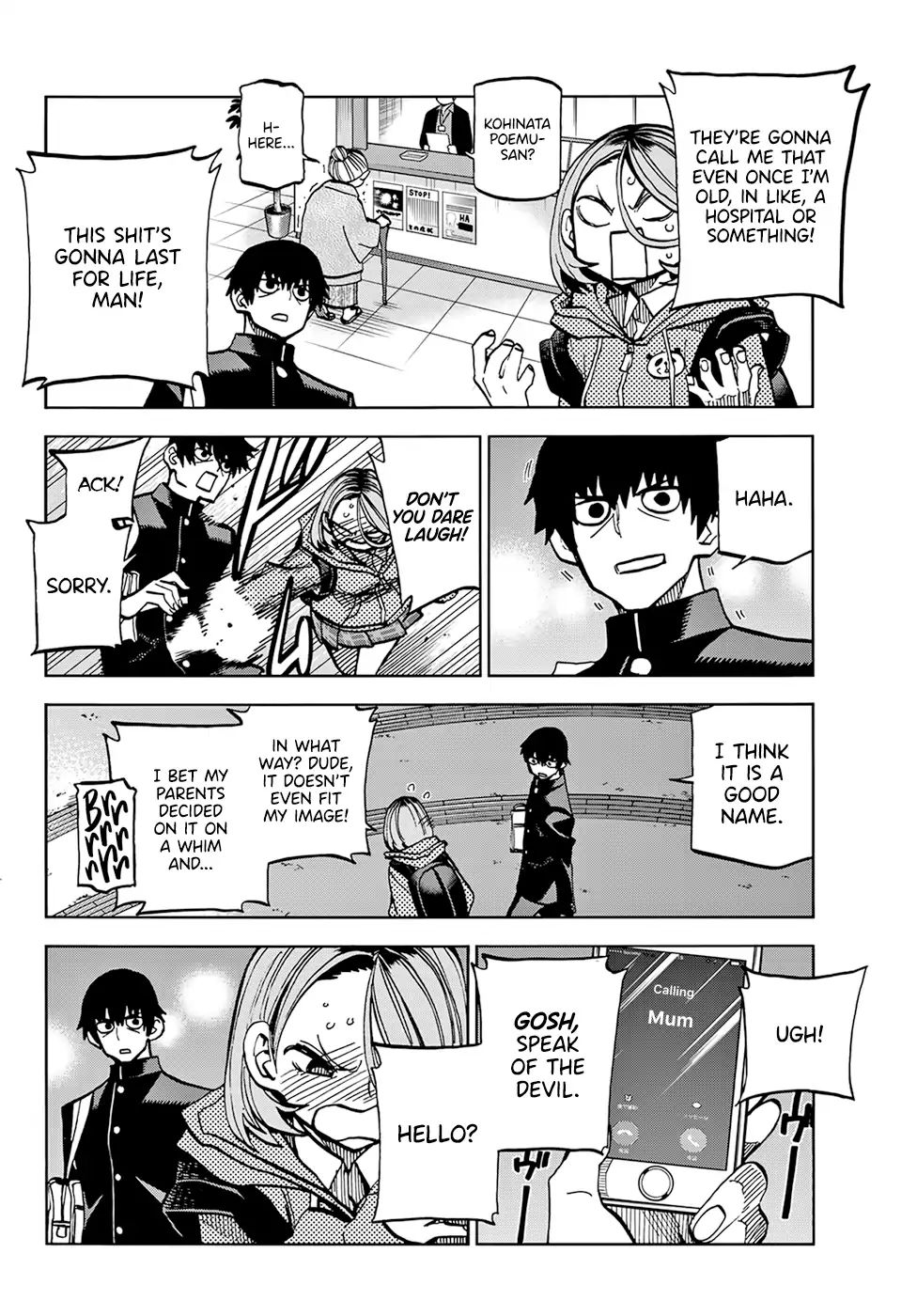 The Story Between a Dumb Prefect and a High School Girl with an Inappropriate Skirt Length chapter 2 page 12