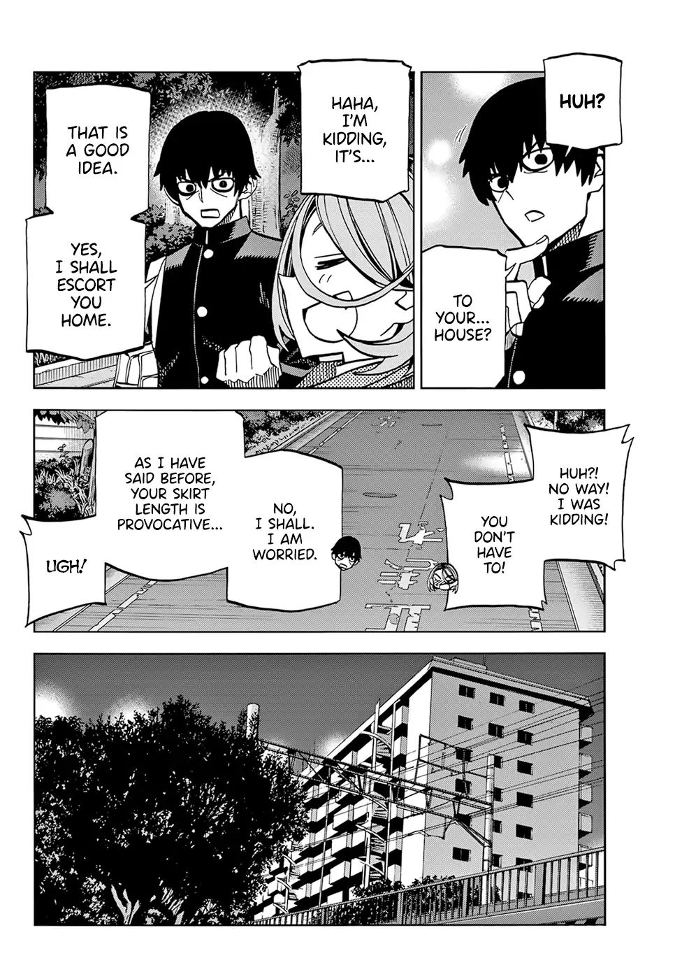 The Story Between a Dumb Prefect and a High School Girl with an Inappropriate Skirt Length chapter 2 page 8