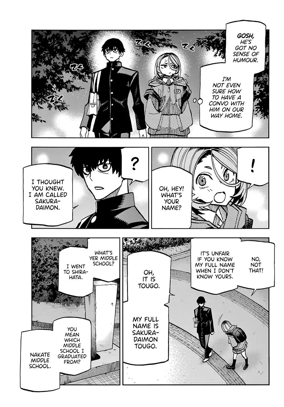 The Story Between a Dumb Prefect and a High School Girl with an Inappropriate Skirt Length chapter 2 page 9