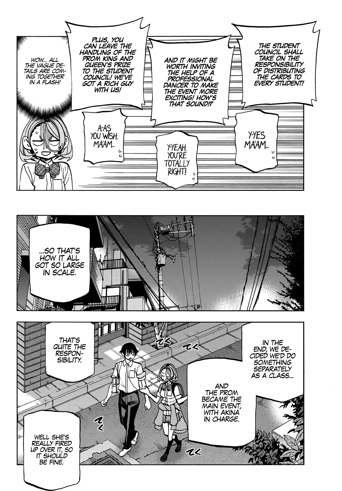 The Story Between a Dumb Prefect and a High School Girl with an Inappropriate Skirt Length chapter 27 page 13