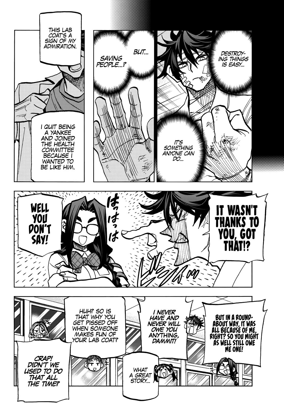 The Story Between a Dumb Prefect and a High School Girl with an Inappropriate Skirt Length chapter 29 page 11