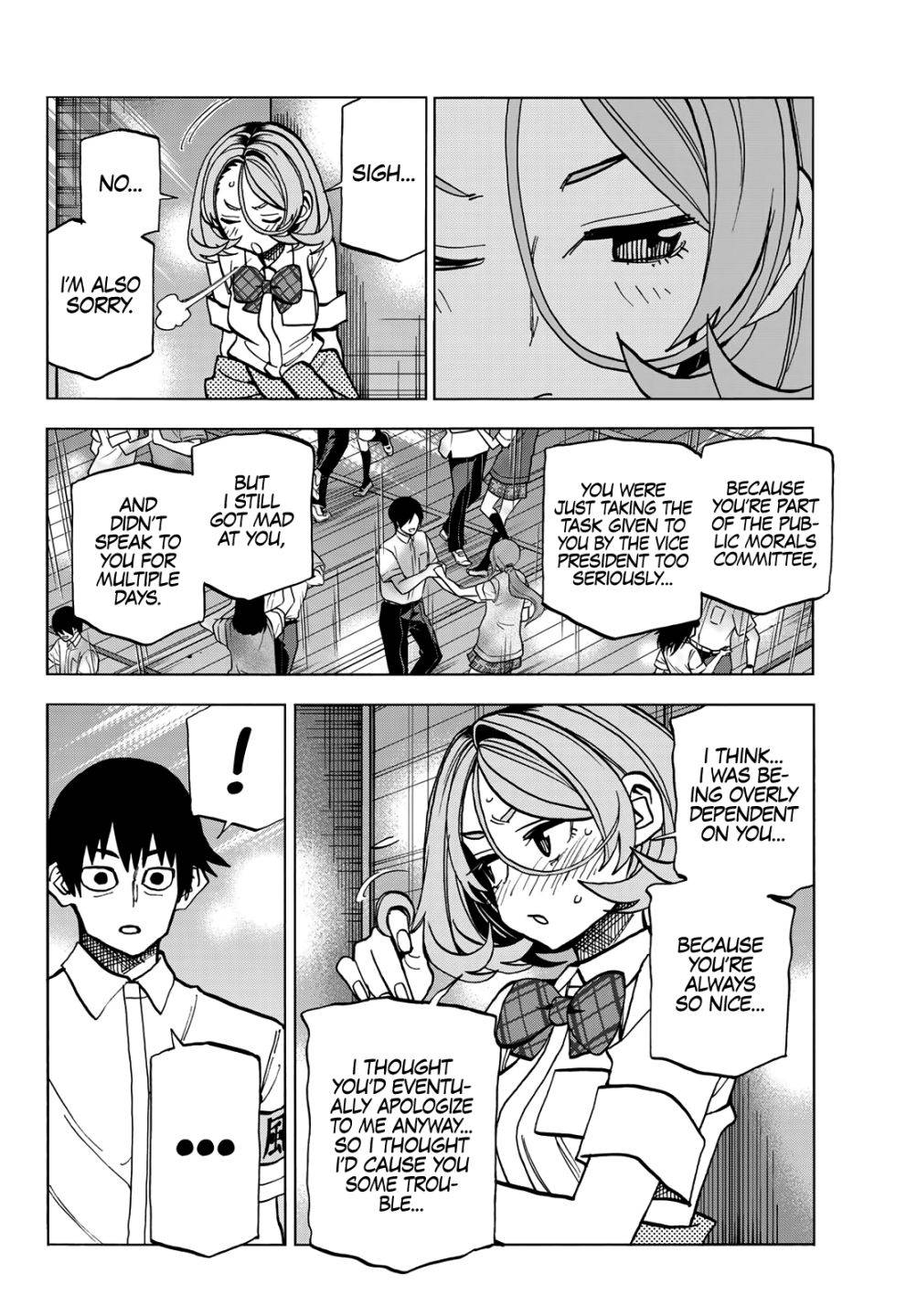 The Story Between a Dumb Prefect and a High School Girl with an Inappropriate Skirt Length chapter 34 page 5