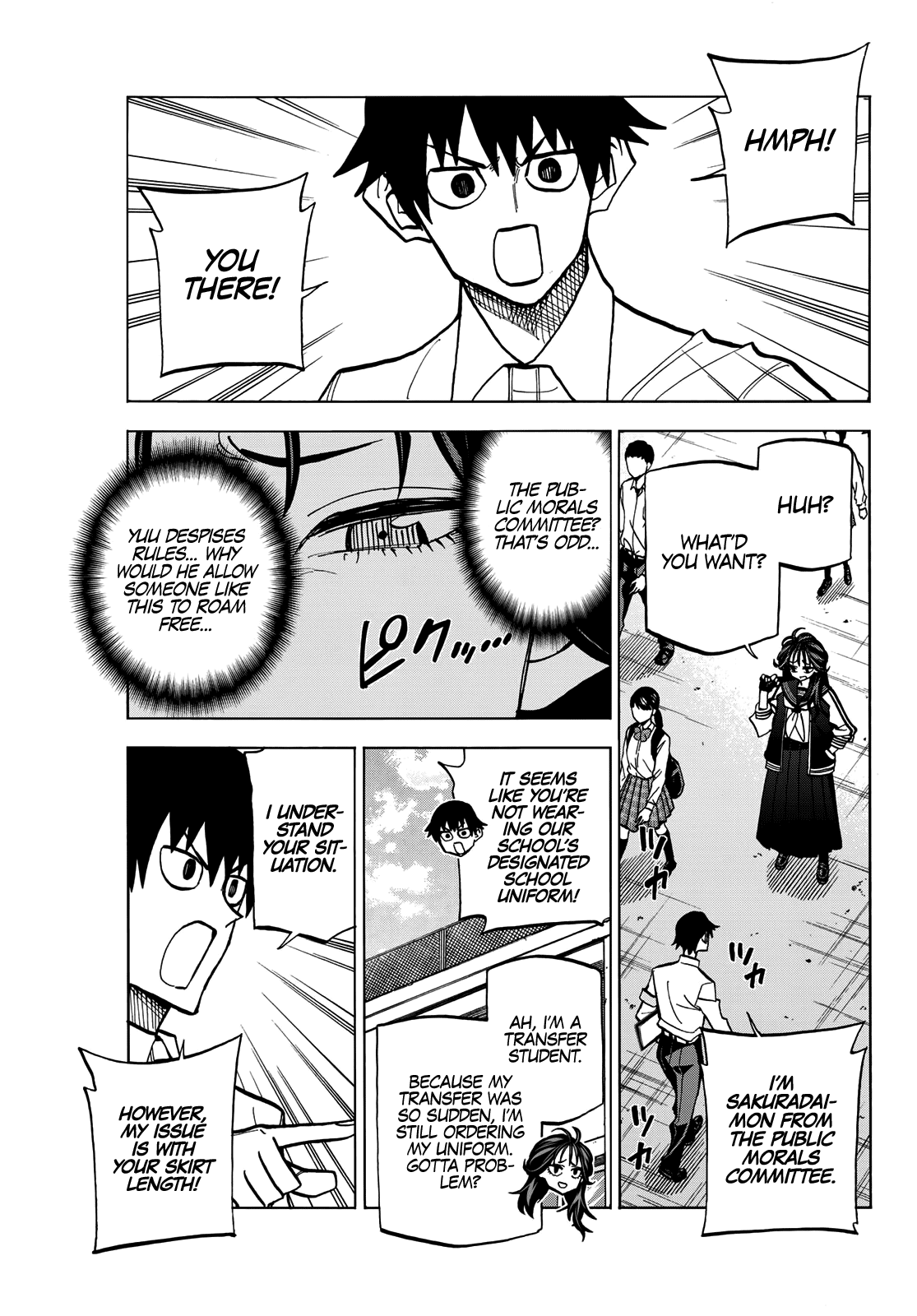 The Story Between a Dumb Prefect and a High School Girl with an Inappropriate Skirt Length chapter 37 page 3