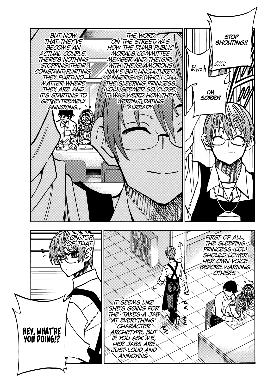 The Story Between a Dumb Prefect and a High School Girl with an Inappropriate Skirt Length chapter 38 page 5