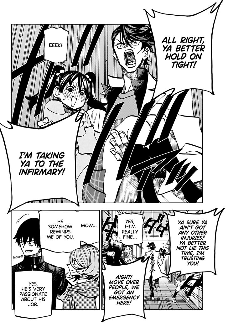 The Story Between a Dumb Prefect and a High School Girl with an Inappropriate Skirt Length chapter 4 page 10