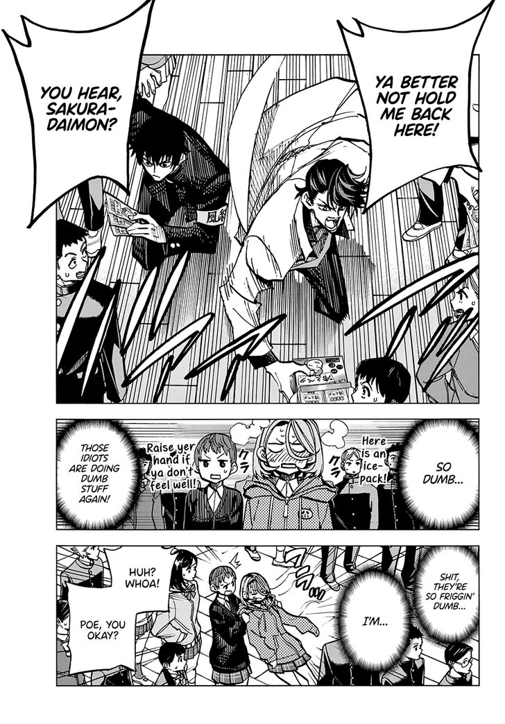 The Story Between a Dumb Prefect and a High School Girl with an Inappropriate Skirt Length chapter 4 page 17