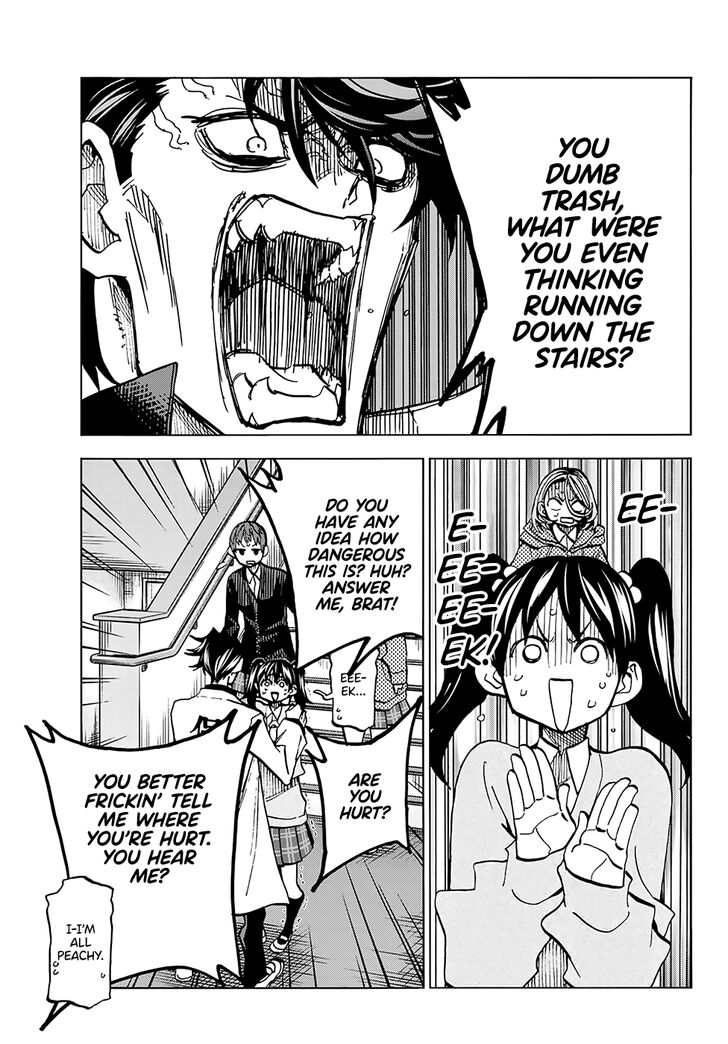 The Story Between a Dumb Prefect and a High School Girl with an Inappropriate Skirt Length chapter 4 page 5