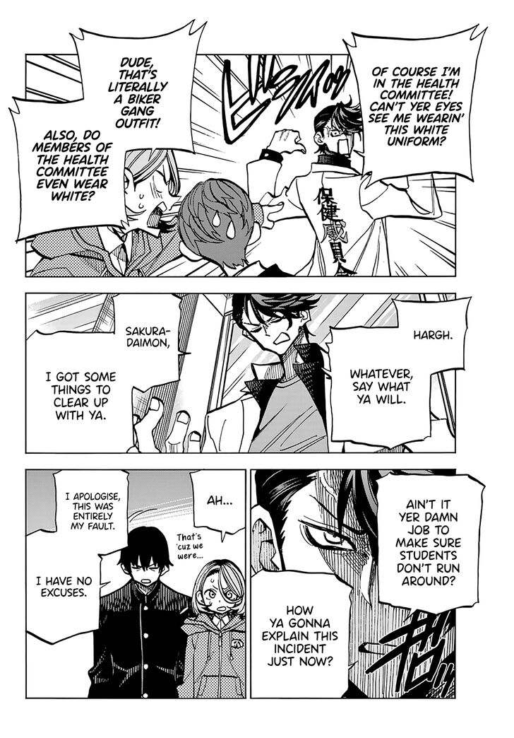 The Story Between a Dumb Prefect and a High School Girl with an Inappropriate Skirt Length chapter 4 page 8