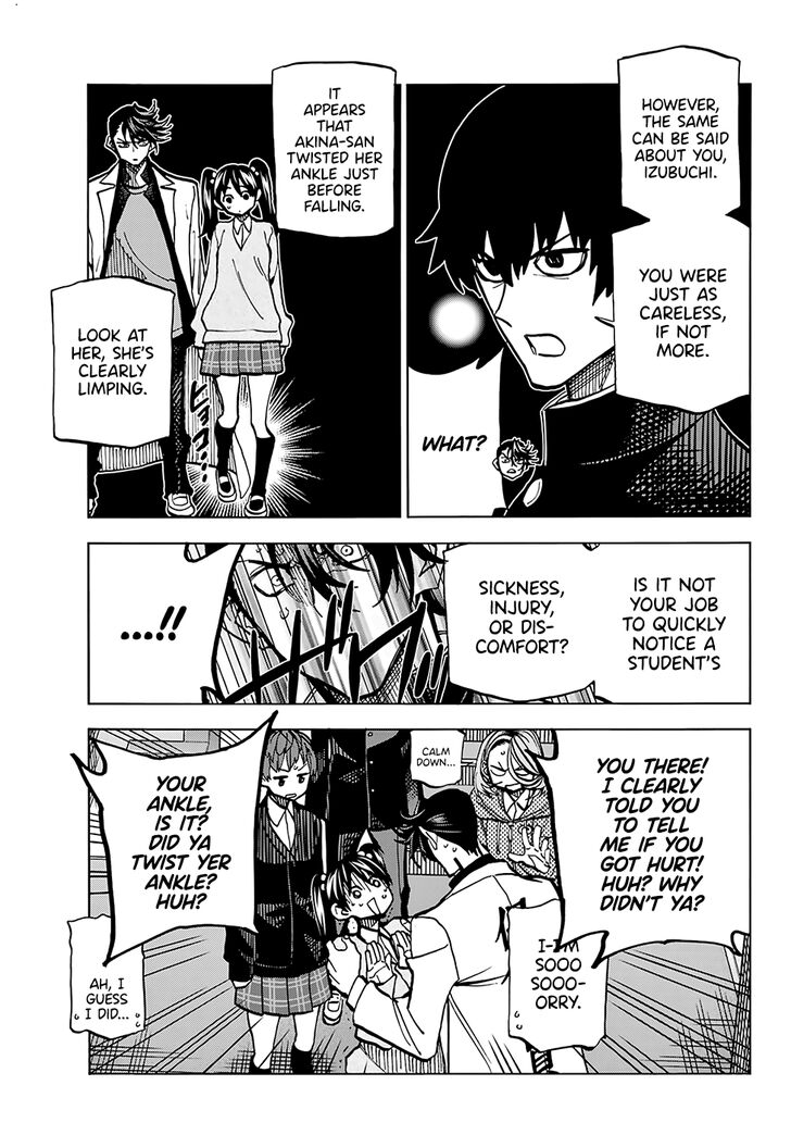 The Story Between a Dumb Prefect and a High School Girl with an Inappropriate Skirt Length chapter 4 page 9