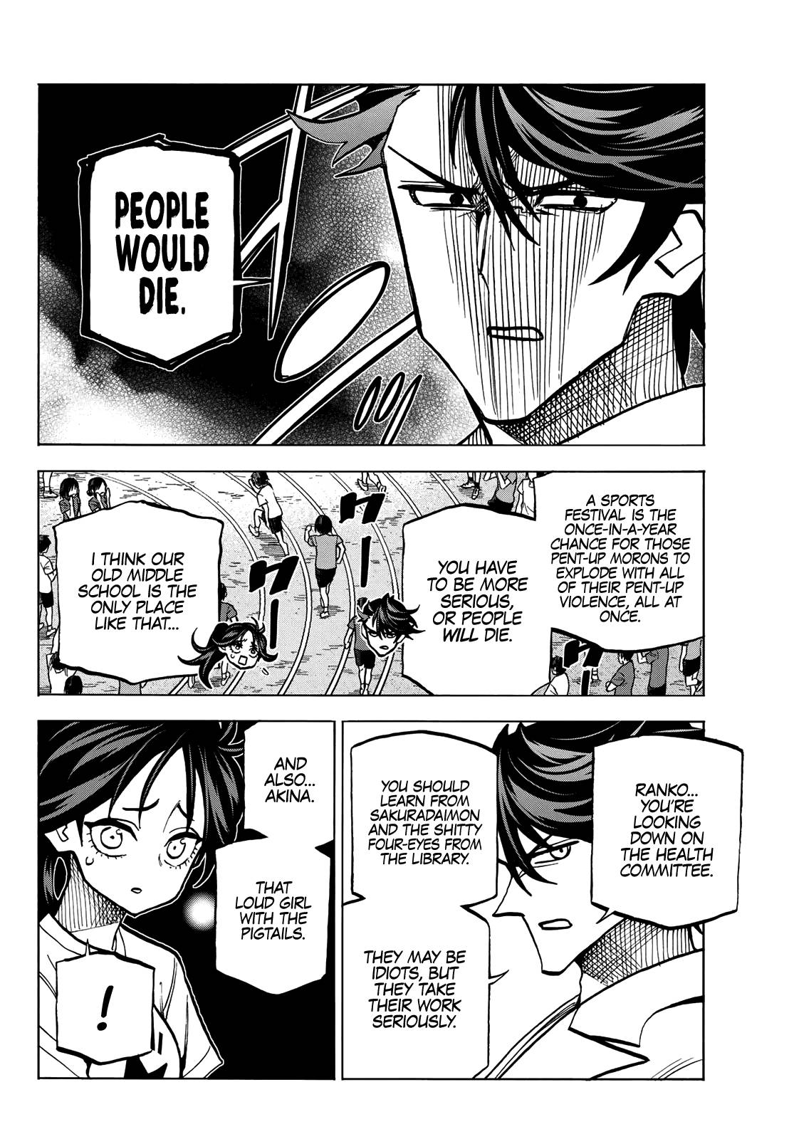 The Story Between a Dumb Prefect and a High School Girl with an Inappropriate Skirt Length chapter 43 page 6