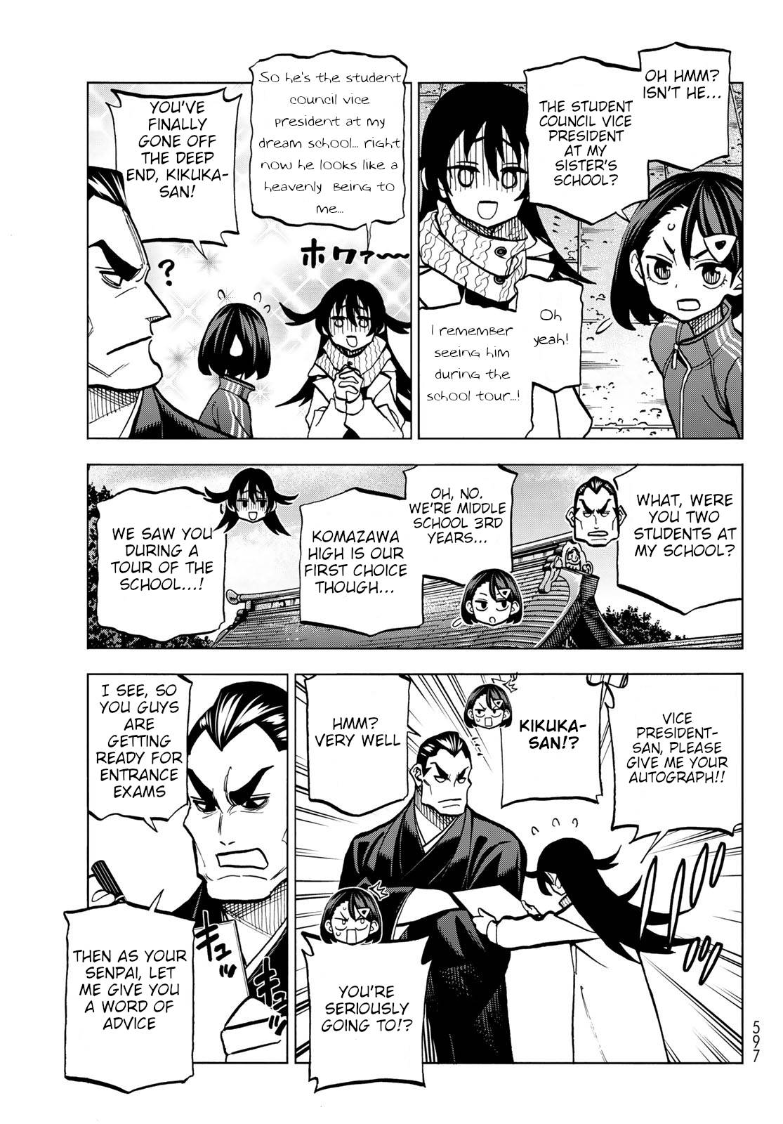 The Story Between a Dumb Prefect and a High School Girl with an Inappropriate Skirt Length chapter 46 page 9