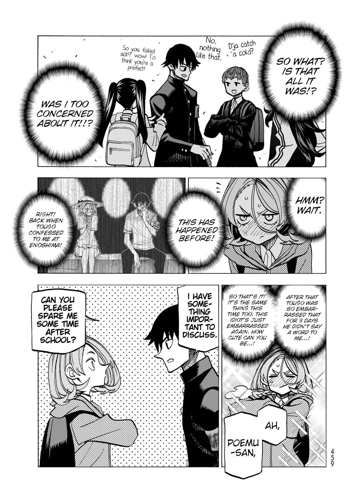 The Story Between a Dumb Prefect and a High School Girl with an Inappropriate Skirt Length chapter 50 page 11