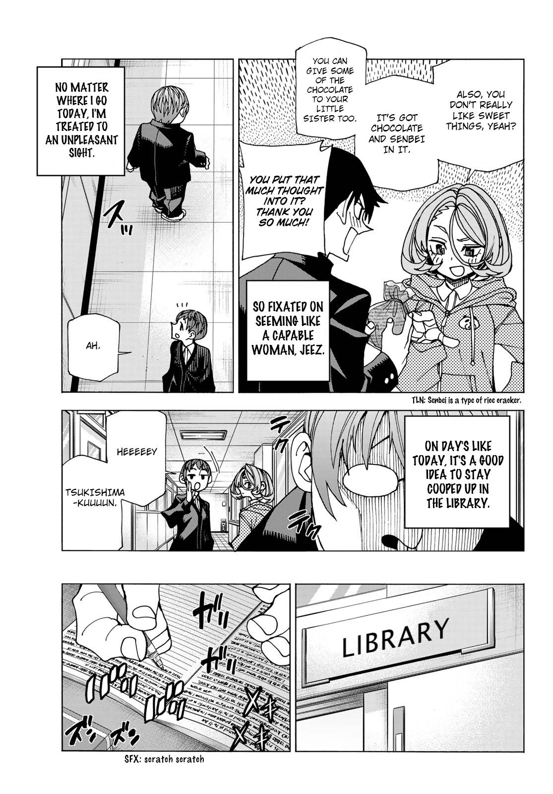 The Story Between a Dumb Prefect and a High School Girl with an Inappropriate Skirt Length chapter 53 page 11