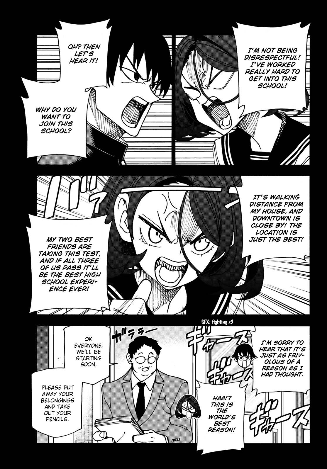 The Story Between a Dumb Prefect and a High School Girl with an Inappropriate Skirt Length chapter 54 page 11