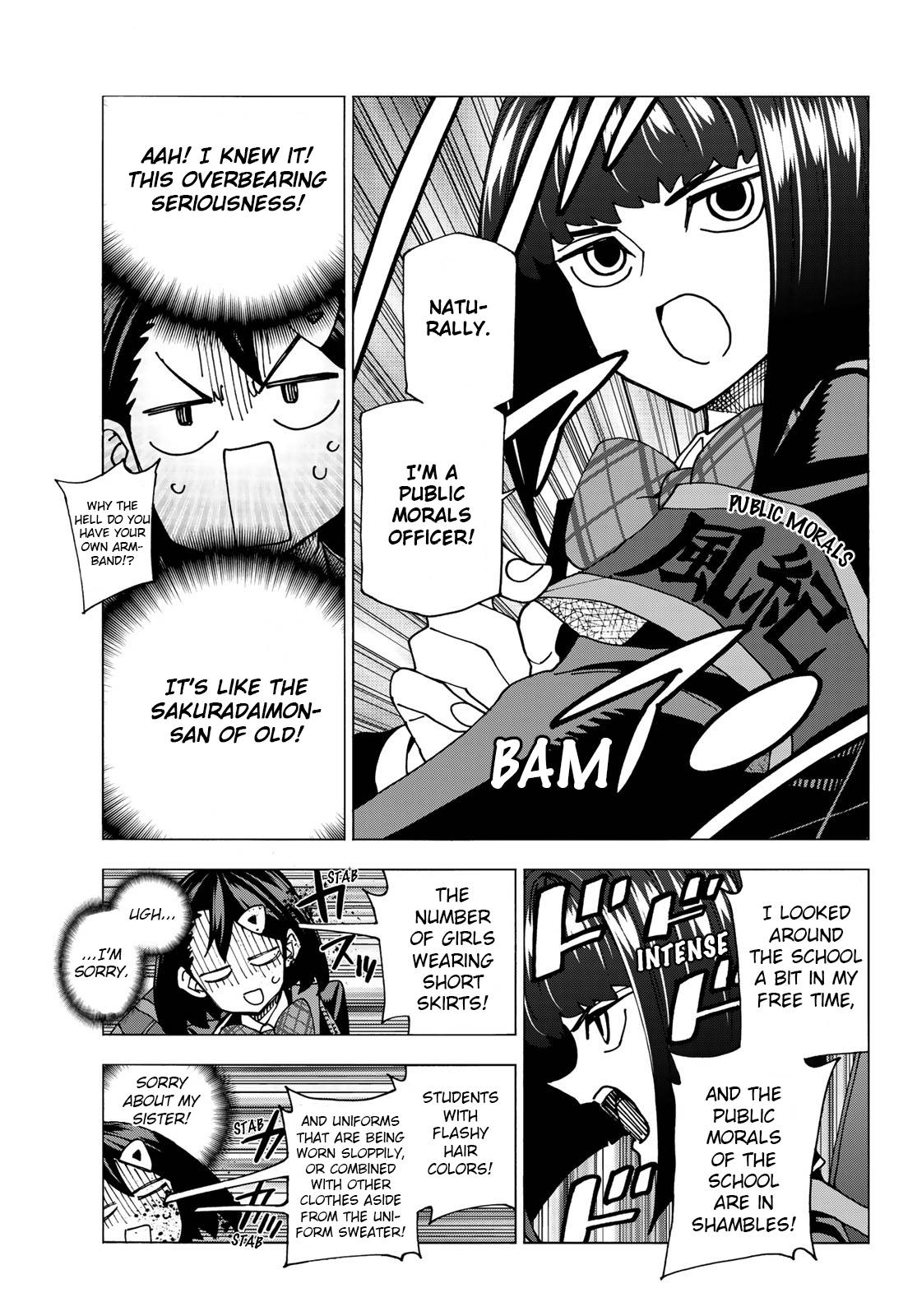 The Story Between a Dumb Prefect and a High School Girl with an Inappropriate Skirt Length chapter 57 page 11