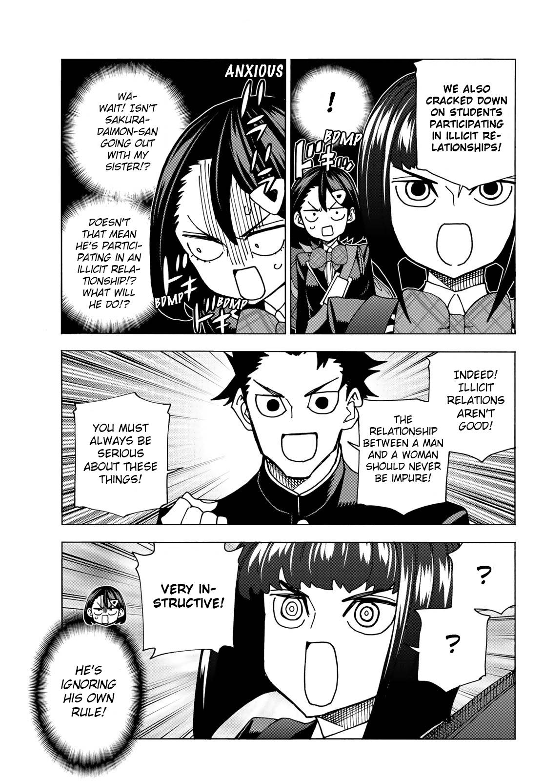 The Story Between a Dumb Prefect and a High School Girl with an Inappropriate Skirt Length chapter 57 page 15