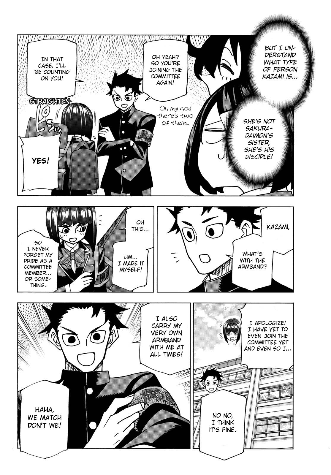 The Story Between a Dumb Prefect and a High School Girl with an Inappropriate Skirt Length chapter 57 page 16