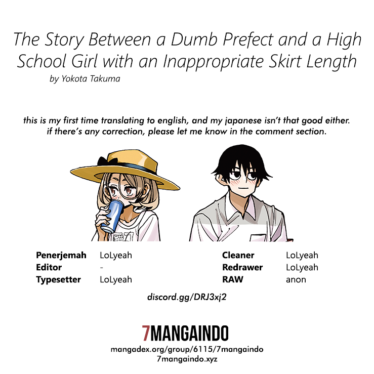 The Story Between a Dumb Prefect and a High School Girl with an Inappropriate Skirt Length chapter 6.5 page 10