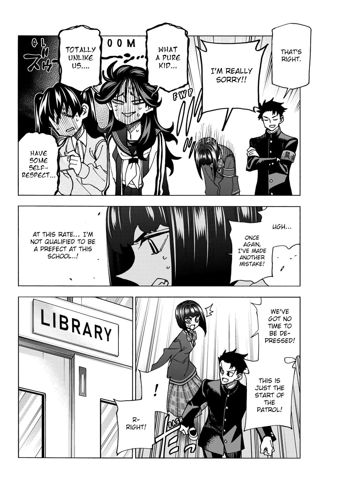 The Story Between a Dumb Prefect and a High School Girl with an Inappropriate Skirt Length chapter 62 page 12