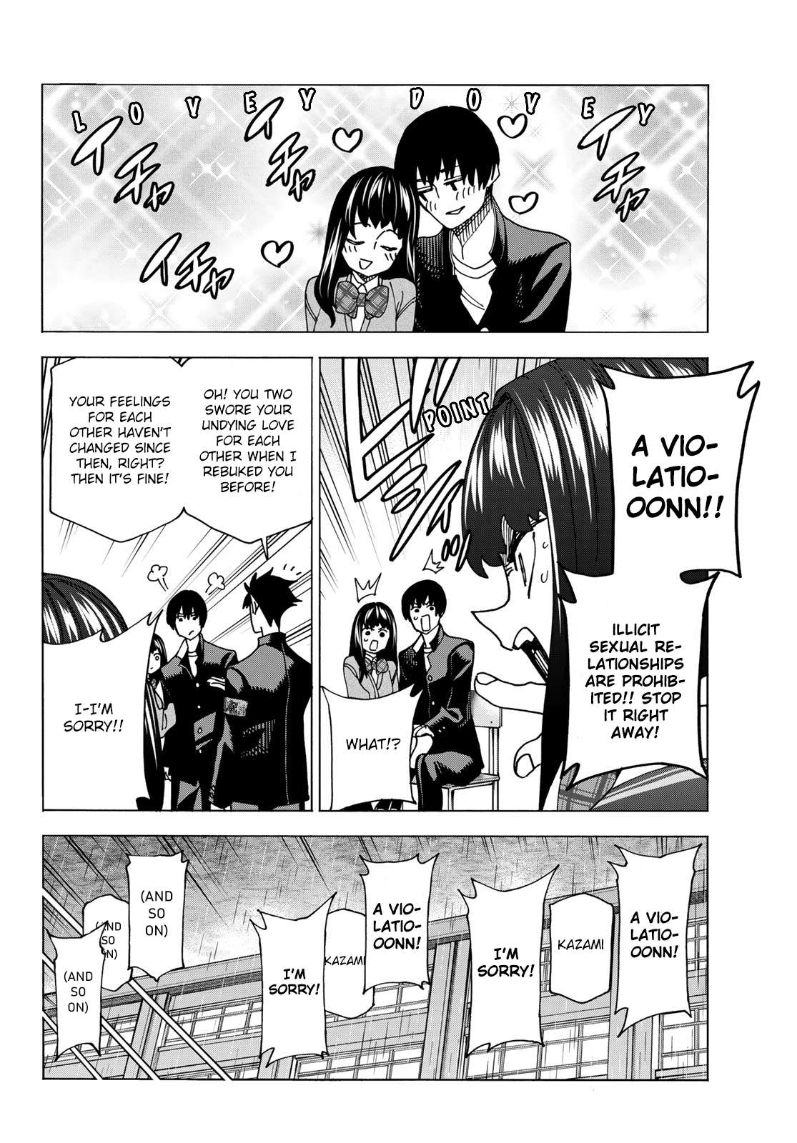 The Story Between a Dumb Prefect and a High School Girl with an Inappropriate Skirt Length chapter 62 page 16