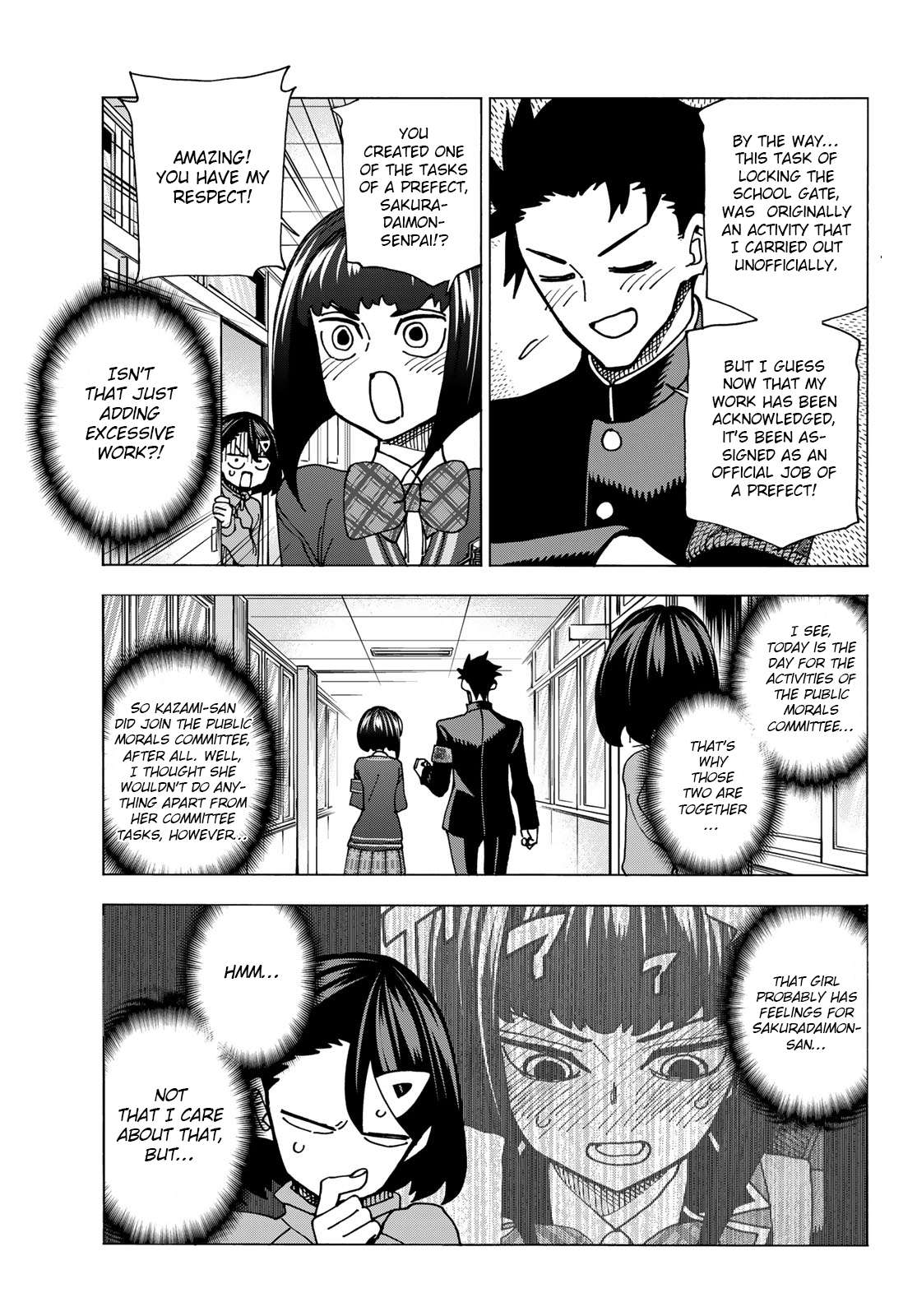 The Story Between a Dumb Prefect and a High School Girl with an Inappropriate Skirt Length chapter 62 page 5