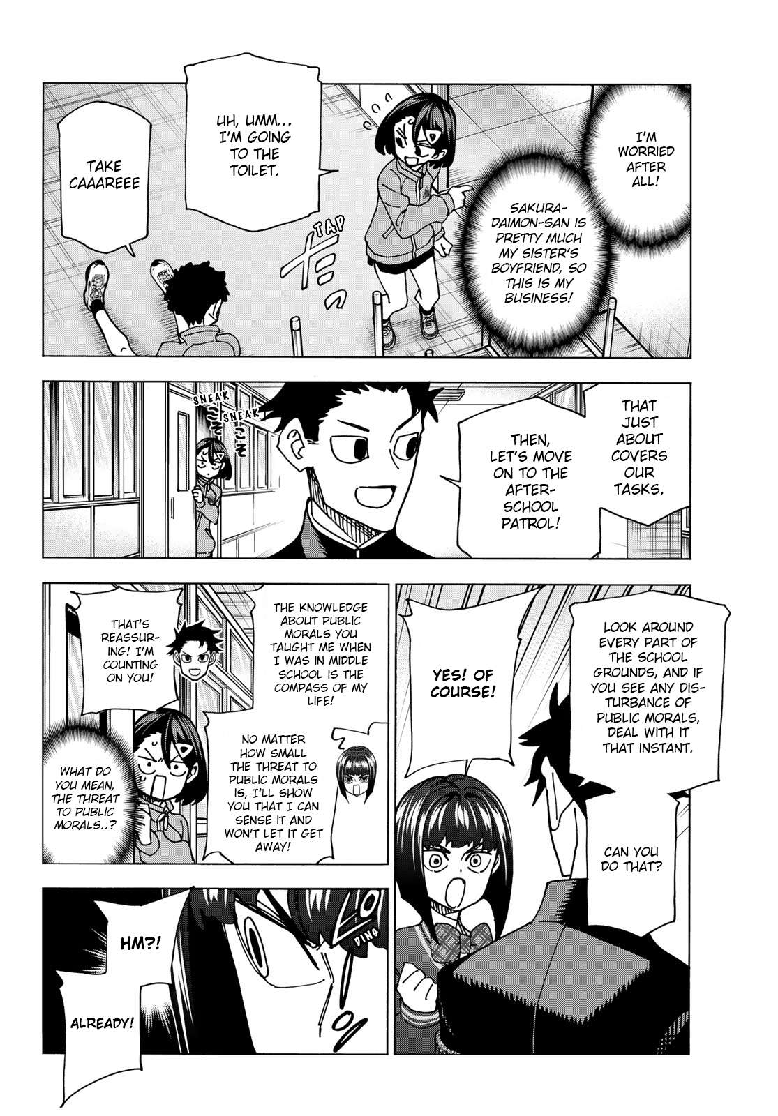 The Story Between a Dumb Prefect and a High School Girl with an Inappropriate Skirt Length chapter 62 page 6