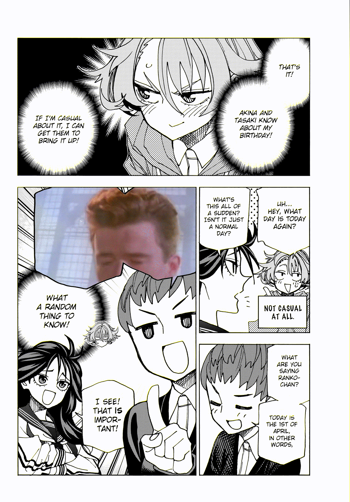 The Story Between a Dumb Prefect and a High School Girl with an Inappropriate Skirt Length chapter 68 page 7