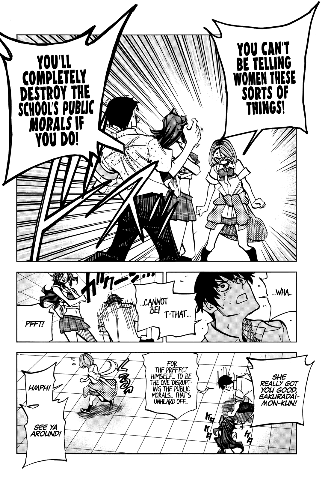 The Story Between a Dumb Prefect and a High School Girl with an Inappropriate Skirt Length chapter 7 page 20