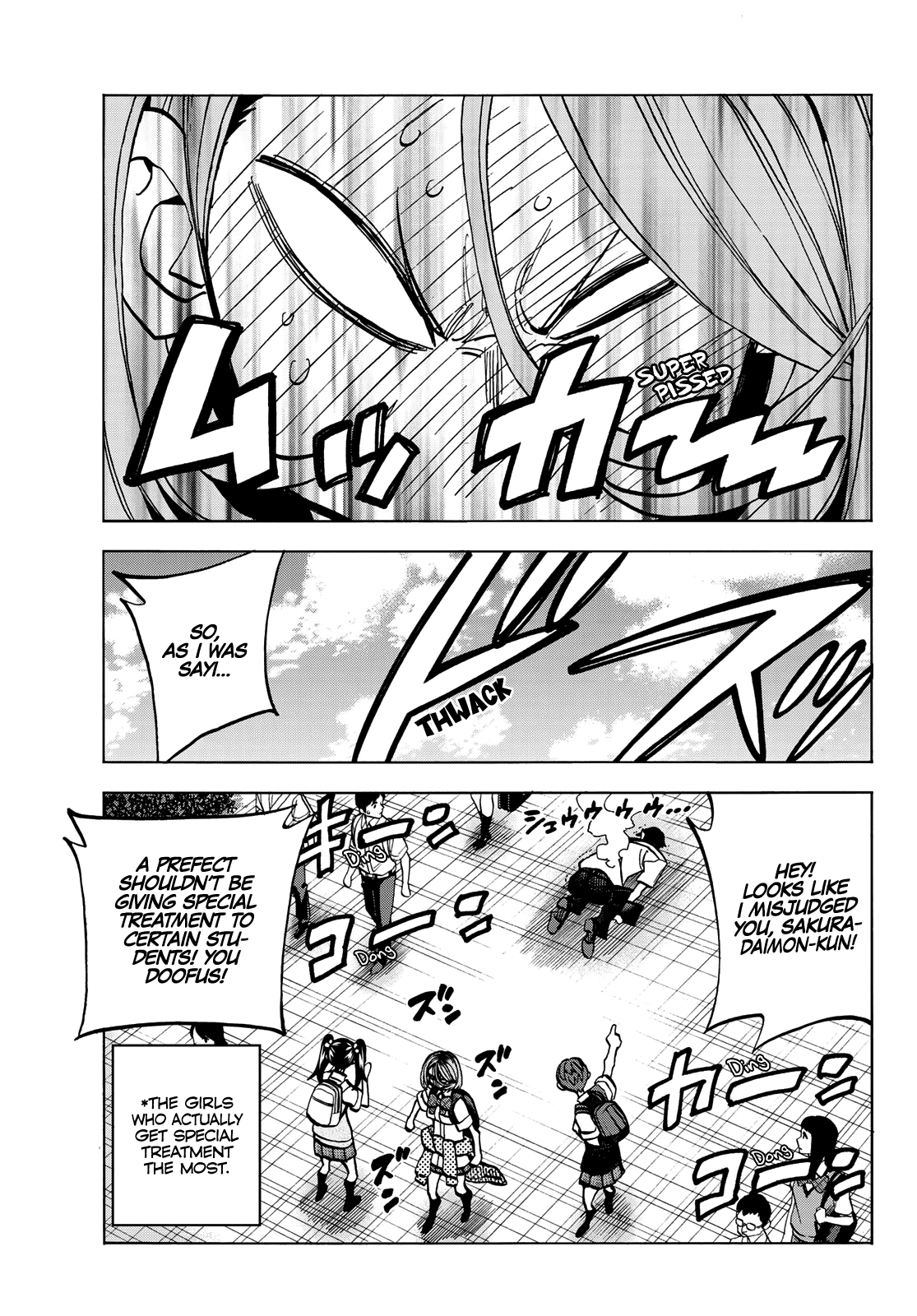 The Story Between a Dumb Prefect and a High School Girl with an Inappropriate Skirt Length chapter 7 page 9