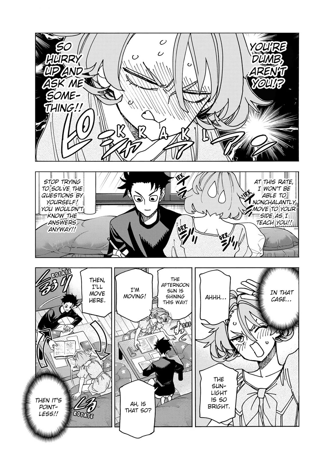 The Story Between a Dumb Prefect and a High School Girl with an Inappropriate Skirt Length chapter 70 page 11