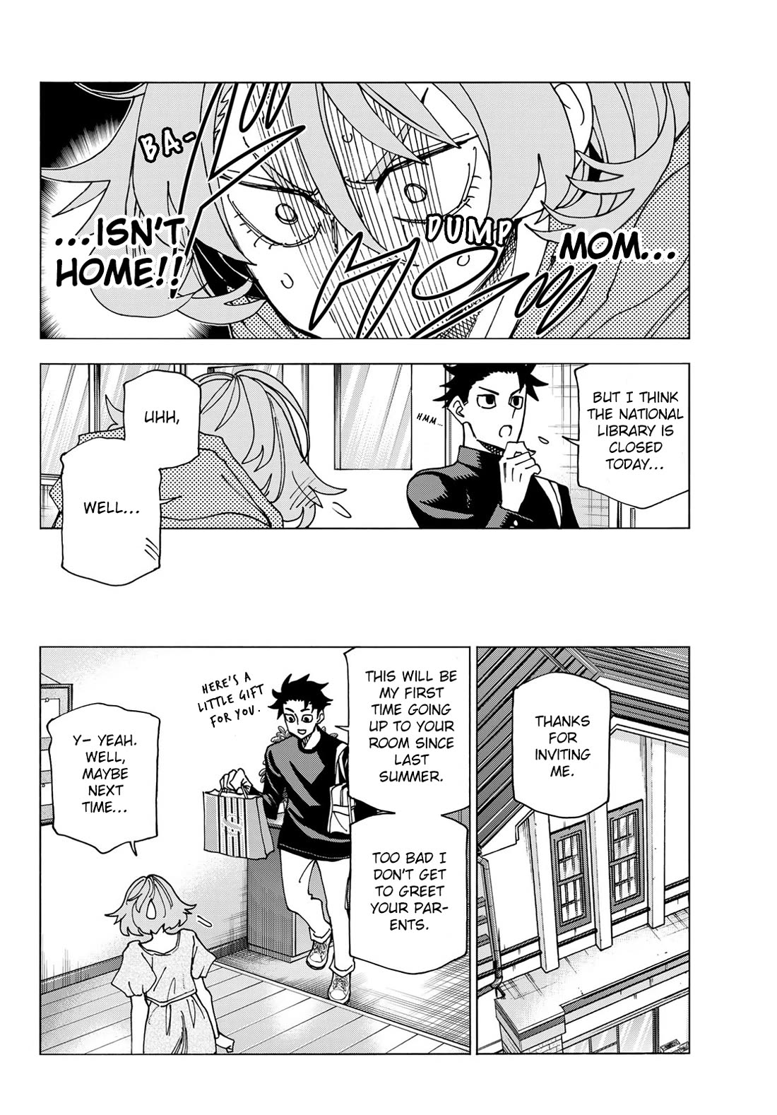 The Story Between a Dumb Prefect and a High School Girl with an Inappropriate Skirt Length chapter 70 page 8