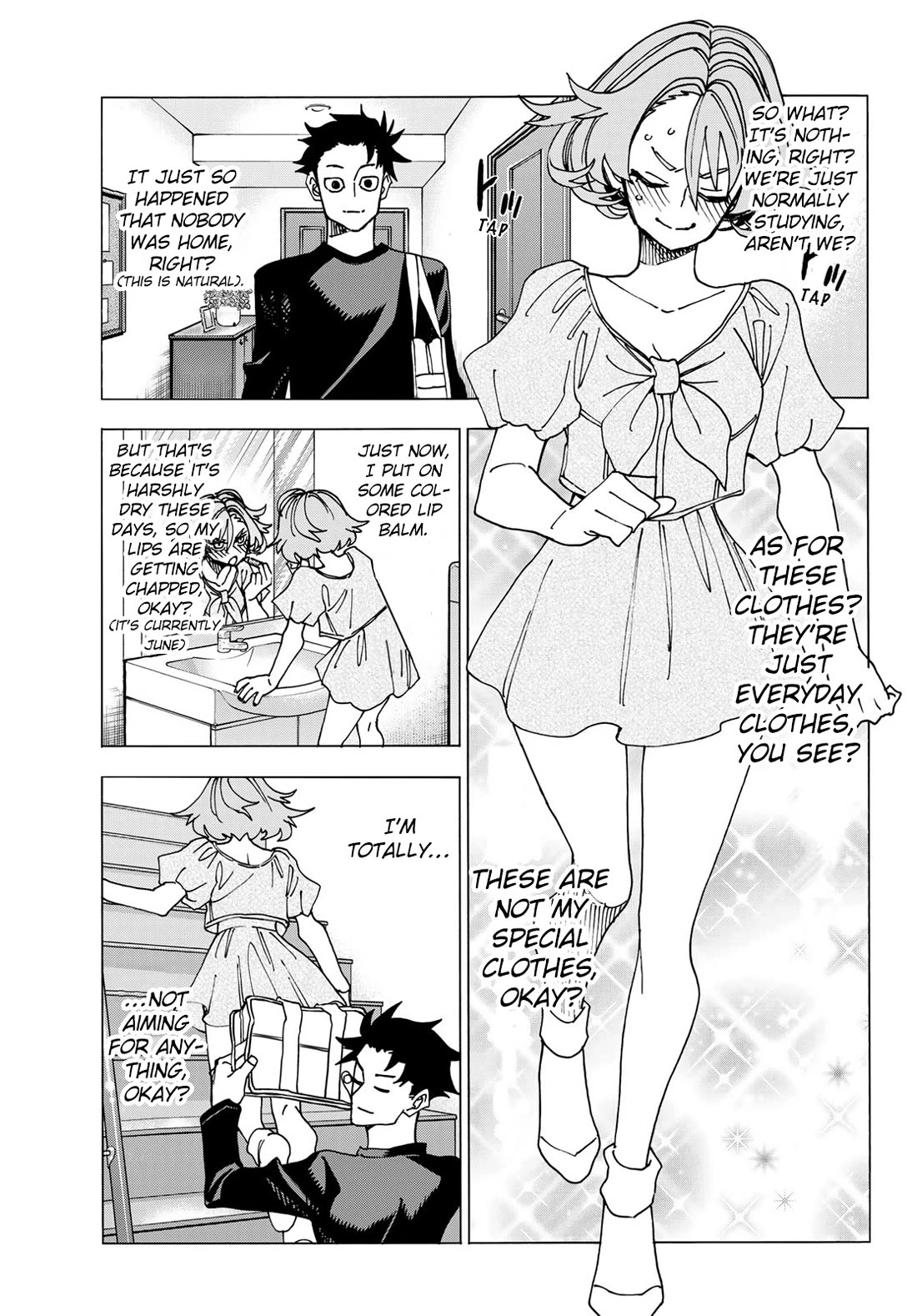 The Story Between a Dumb Prefect and a High School Girl with an Inappropriate Skirt Length chapter 70 page 9