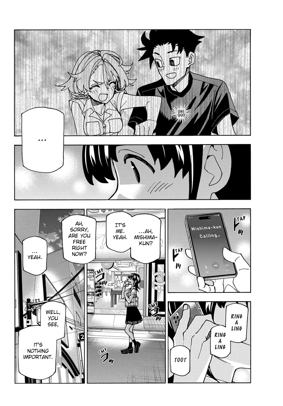 The Story Between a Dumb Prefect and a High School Girl with an Inappropriate Skirt Length chapter 74 page 16