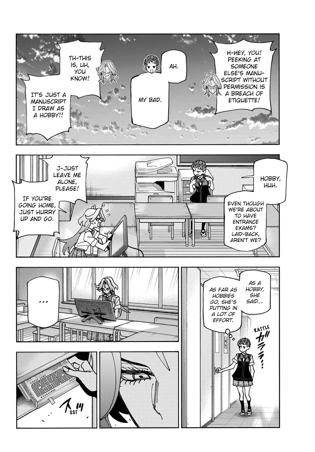 The Story Between a Dumb Prefect and a High School Girl with an Inappropriate Skirt Length chapter 75 page 14