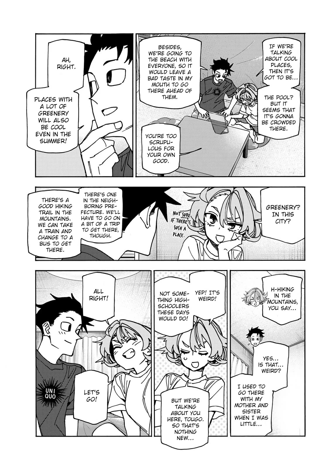 The Story Between a Dumb Prefect and a High School Girl with an Inappropriate Skirt Length chapter 78 page 3