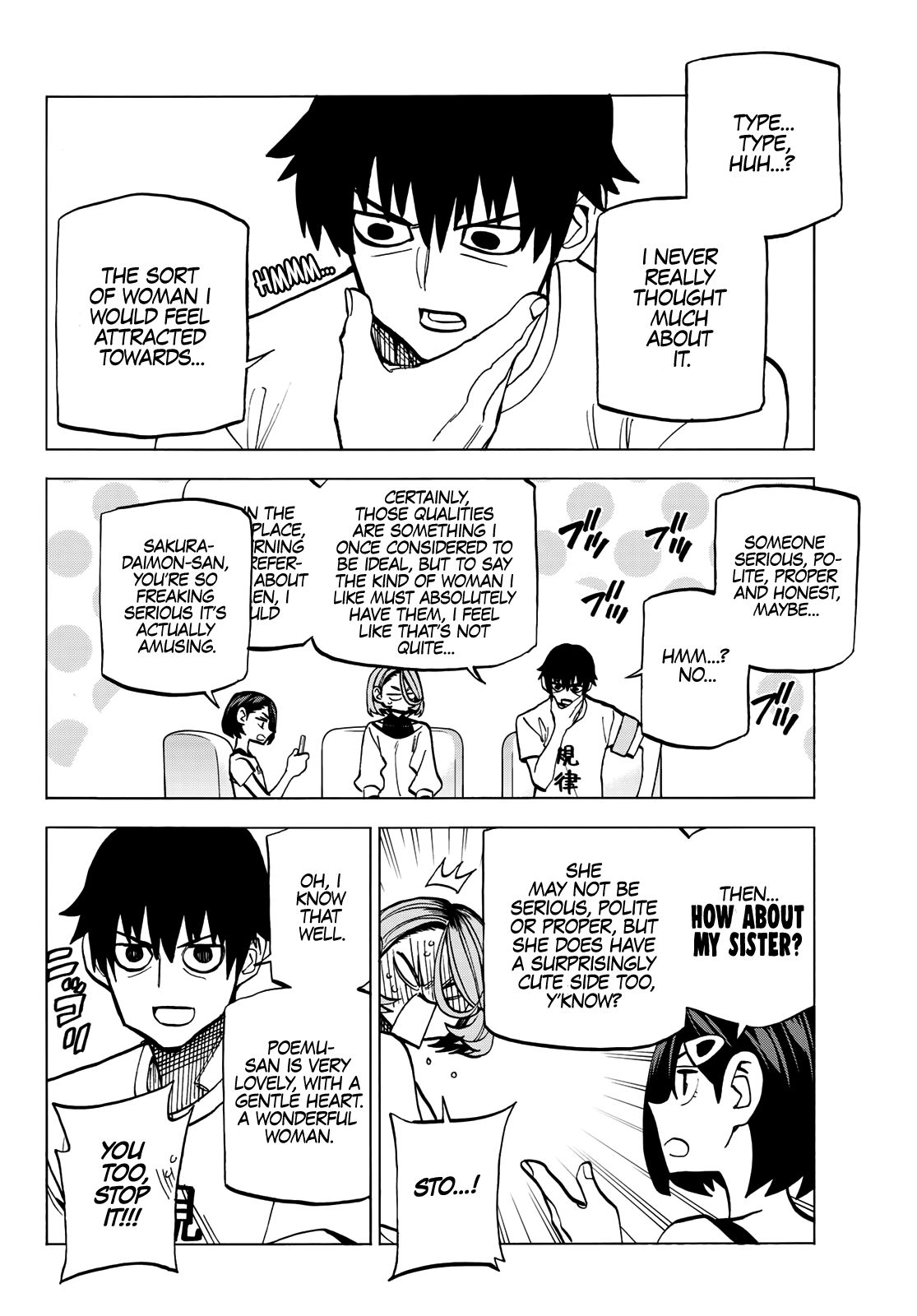 The Story Between a Dumb Prefect and a High School Girl with an Inappropriate Skirt Length chapter 9 page 13