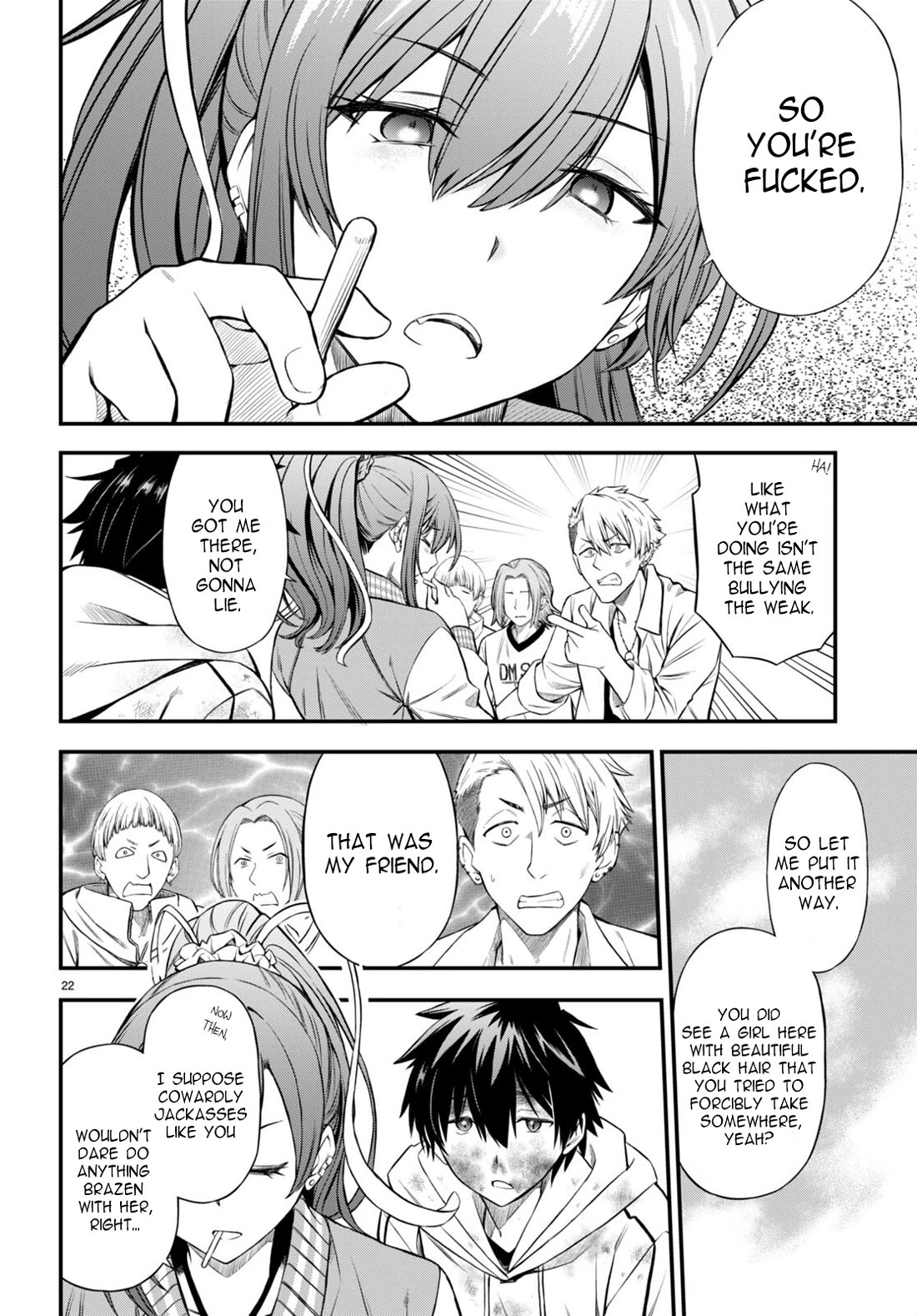 The Story of Being Taught How to Fight by a Delinquent Gyaru chapter 1 page 25