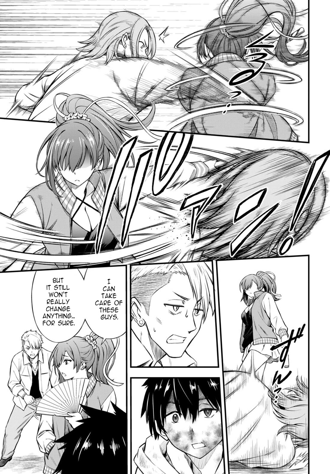 The Story of Being Taught How to Fight by a Delinquent Gyaru chapter 1 page 28