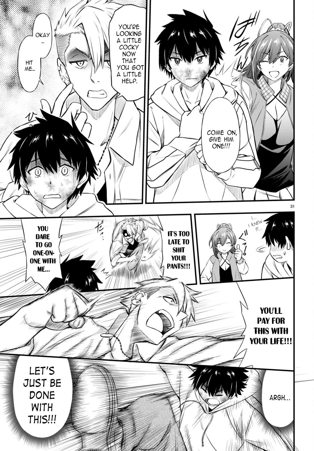 The Story of Being Taught How to Fight by a Delinquent Gyaru chapter 1 page 34