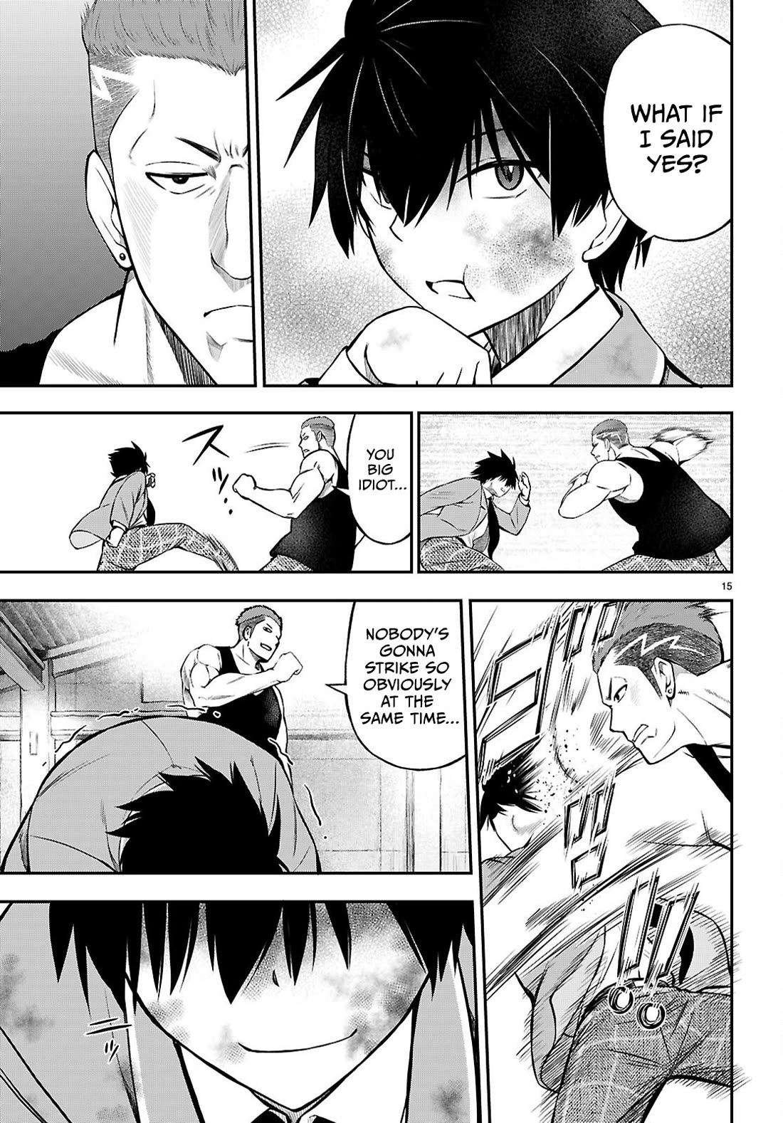 The Story of Being Taught How to Fight by a Delinquent Gyaru chapter 11 page 15