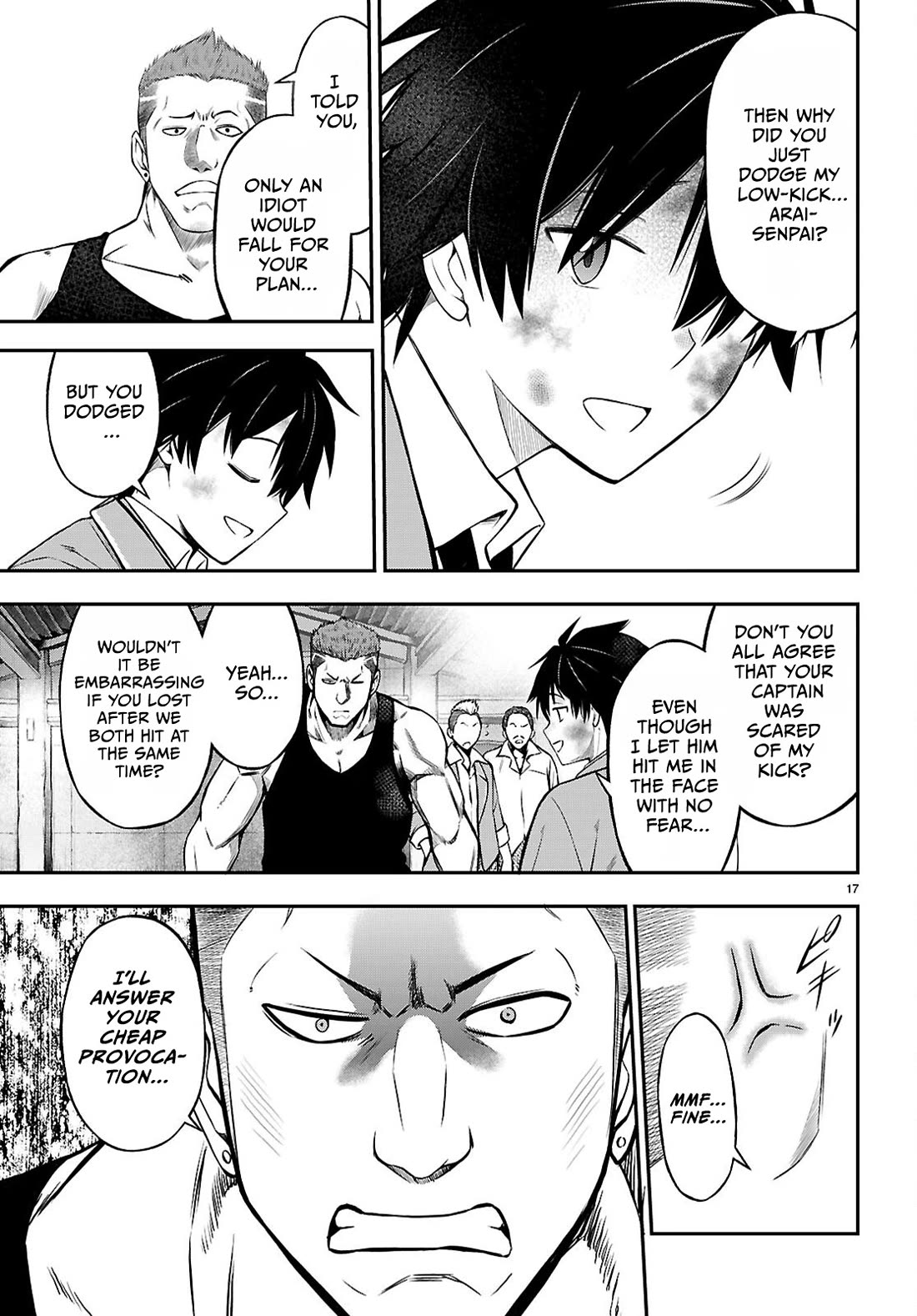 The Story of Being Taught How to Fight by a Delinquent Gyaru chapter 11 page 17