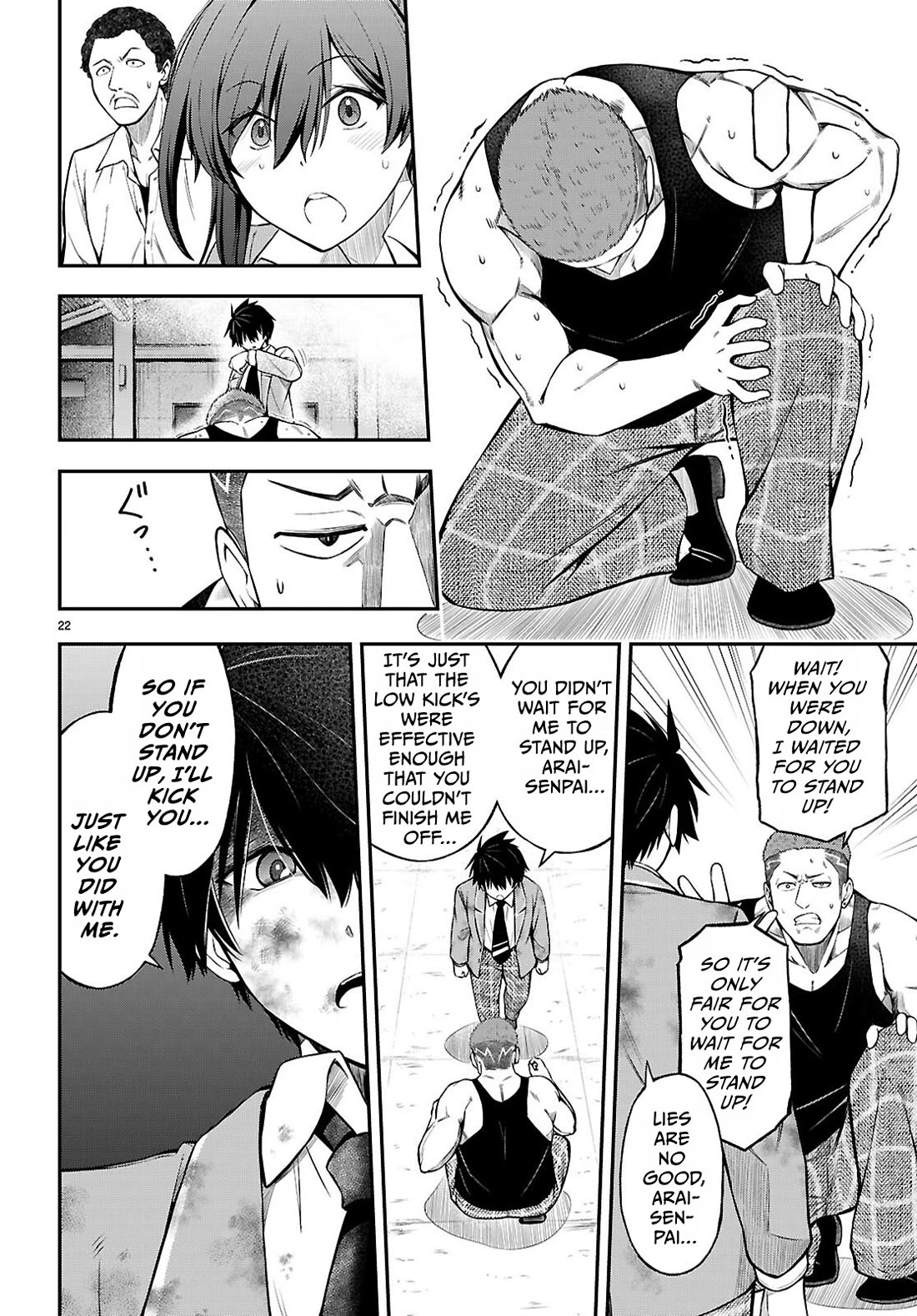 The Story of Being Taught How to Fight by a Delinquent Gyaru chapter 11 page 22