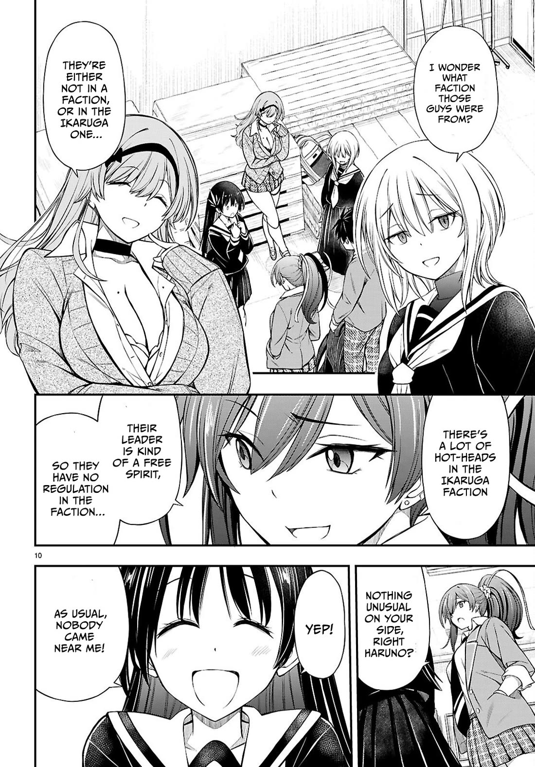 The Story of Being Taught How to Fight by a Delinquent Gyaru chapter 12 page 10