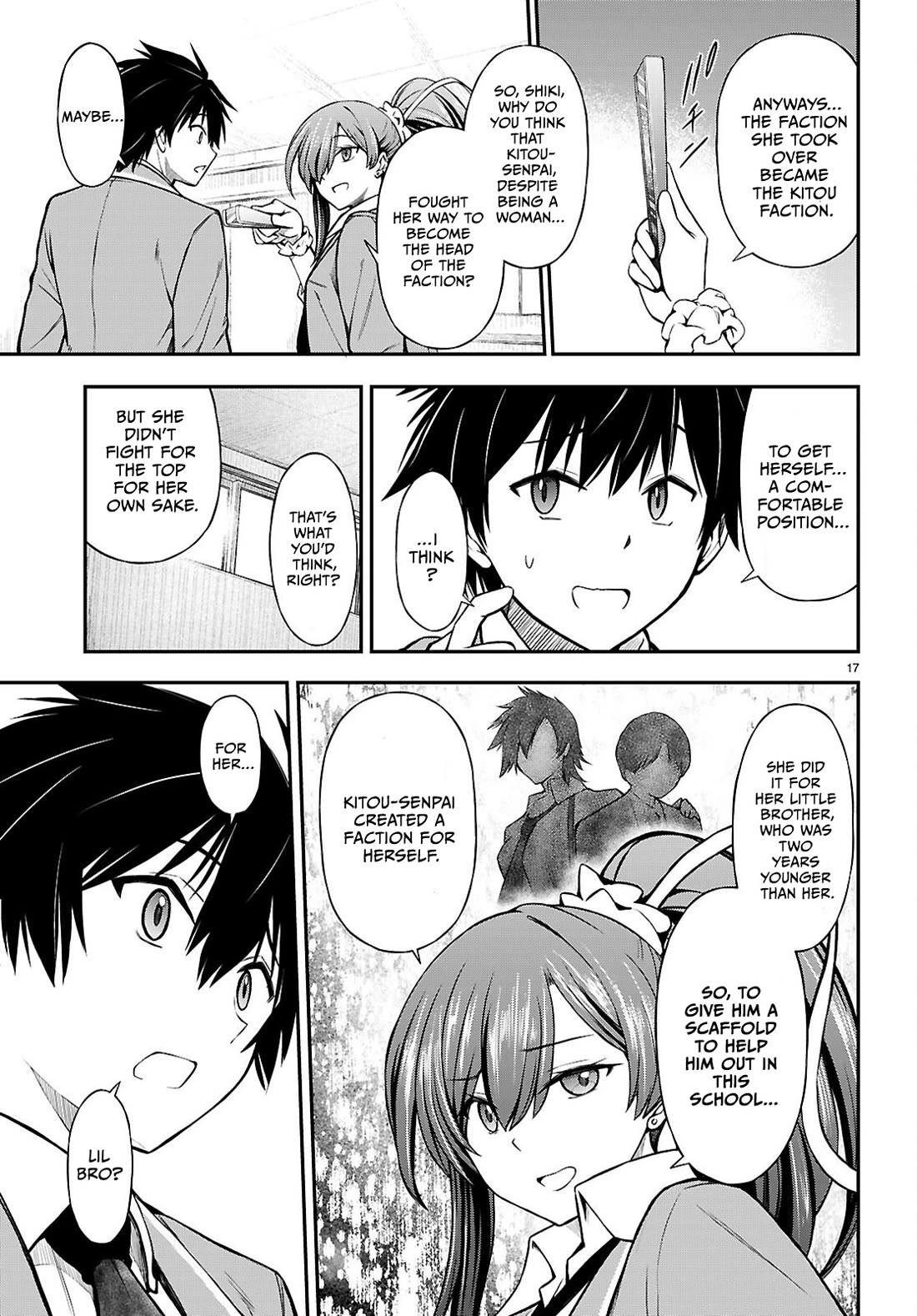 The Story of Being Taught How to Fight by a Delinquent Gyaru chapter 12 page 17