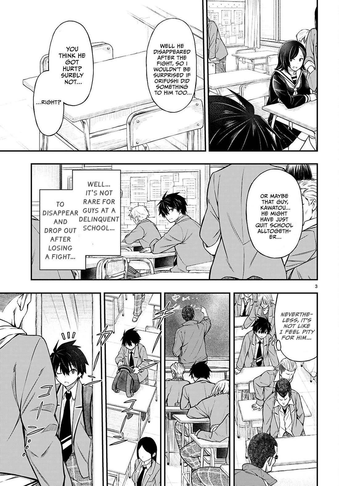 The Story of Being Taught How to Fight by a Delinquent Gyaru chapter 12 page 3