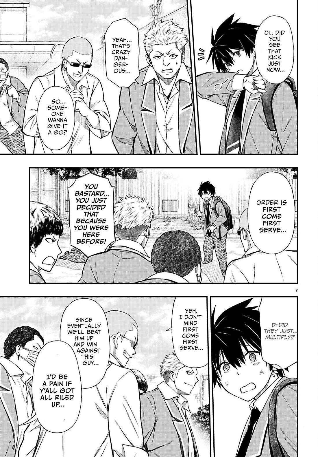 The Story of Being Taught How to Fight by a Delinquent Gyaru chapter 12 page 7