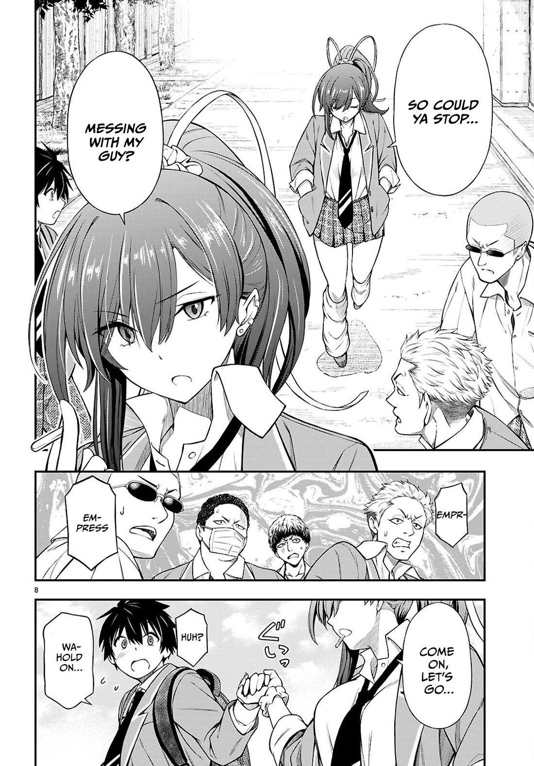 The Story of Being Taught How to Fight by a Delinquent Gyaru chapter 12 page 8
