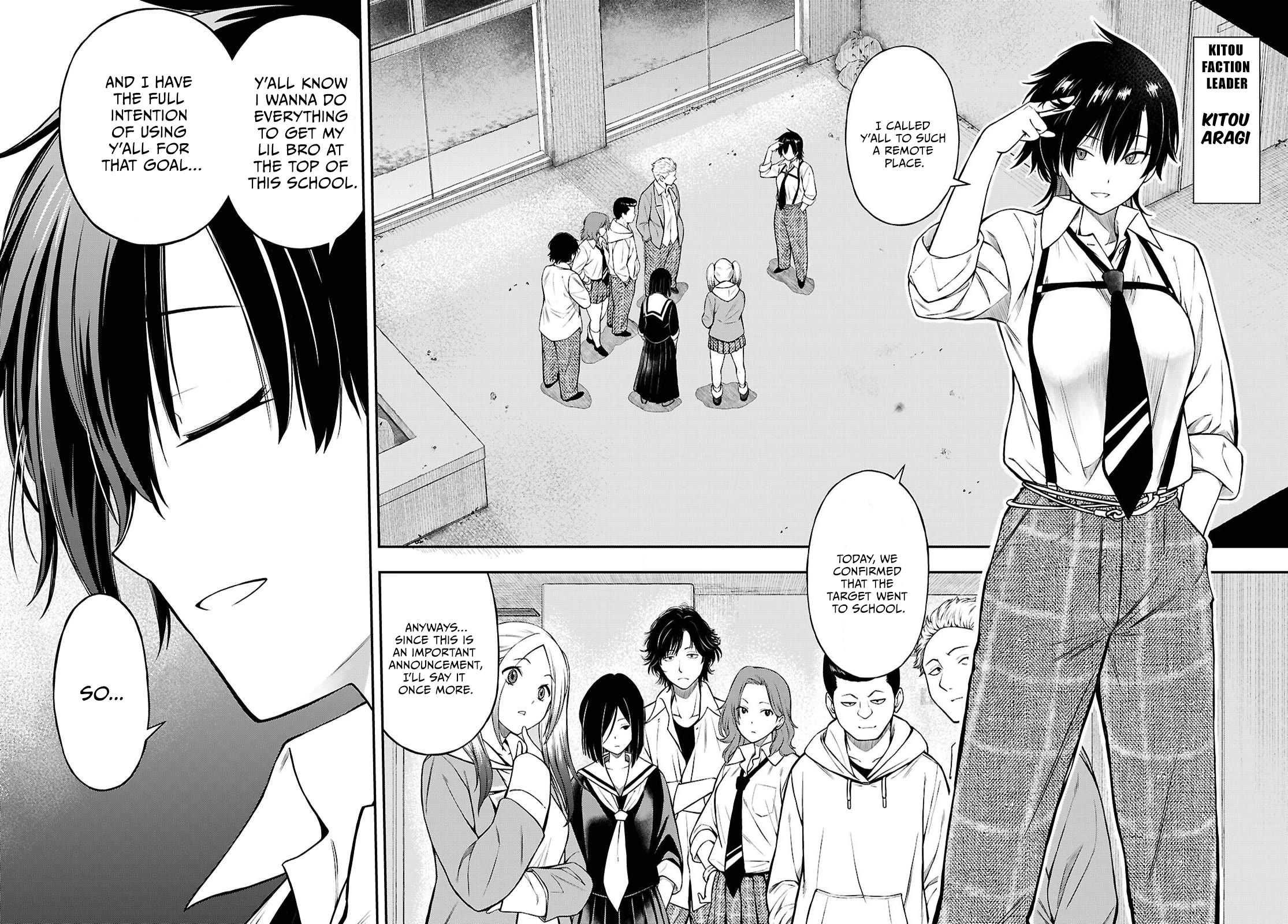 The Story of Being Taught How to Fight by a Delinquent Gyaru chapter 13 page 8